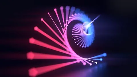 Array Spiral Illustrazione stock