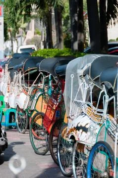 Array of Tricycle and Bicycle Stock Photos
