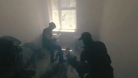 Arrest. Arrest of the criminal Video stock 100635265