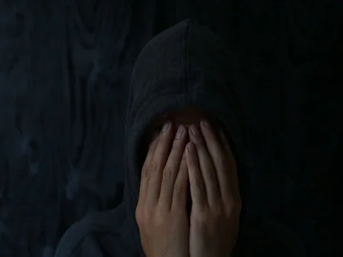 Arrested man with handcuffs Stock Footage 80071664