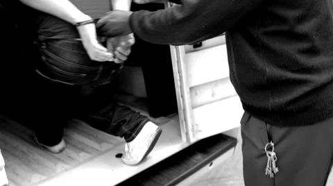 Arresting a man Video stock 51535464