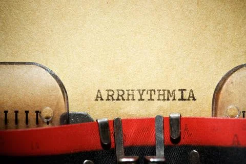 Arrhythmia concept view Stock Photos
