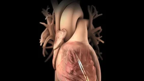 Arrhythmia The normal electrical activity of the heart is the result of the e Stock Illustration