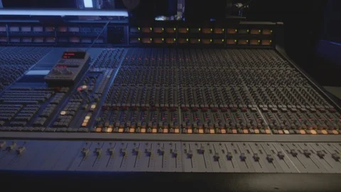[ARRI LOG-C] Prores 2.5K Audio Switch Board Console Stock Footage 114584840