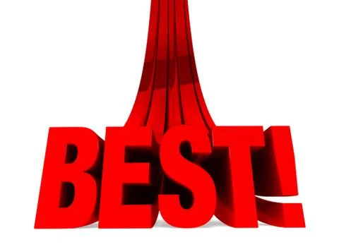 Arrival of The Best! Illustrazione stock