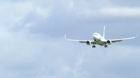 Arrival Boeing 737-800 Transavia PH-HSI100 FPS Schiphol 14 July 2016 Stock Footage 65088045