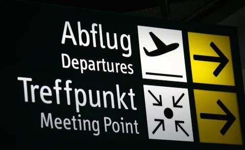 Arrival, departures Stock Photos