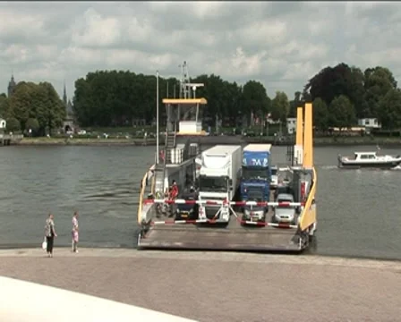 Arrival ferry Stock Footage 8517404