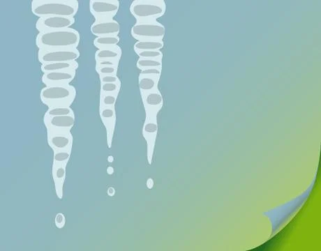 Arrival of Spring Stock Illustration