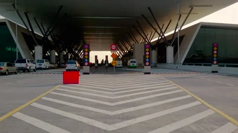 Arrival Terminal, KLIA2. Pan Left Video stock 53889014