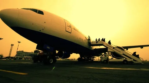 Arrival timelapse 1 Stock Footage