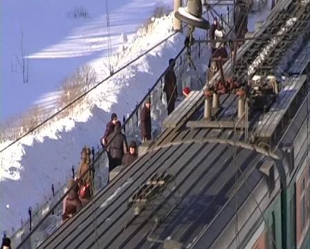 Arrival of the train Stock Footage 1806996