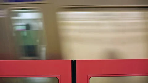 The arrival of the train. Stock Footage 55186552