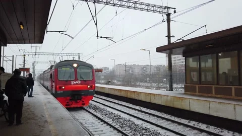 Arrival of the train Stock Footage 149049705