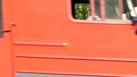 Arrival of the train "Russian Railways" on the platform. Stock Footage 121746873