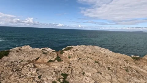 Arrive to limite of cliff Stock-Footage 279255147