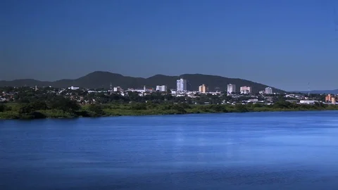 Arrived to Corumbá by River 4 Stock Footage 70160474