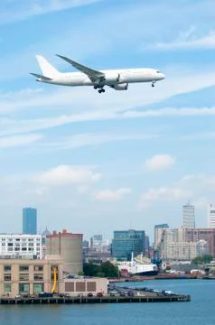 Arriving to boston Stock Photos