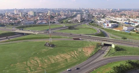 Arriving in the city Stock Footage 106855229