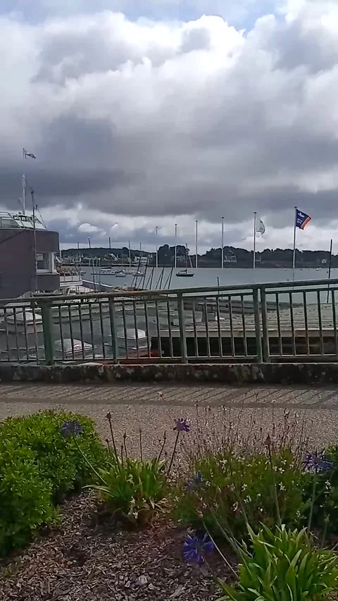 Arriving at La Trinité-sur-Mer Stock Footage 313794780
