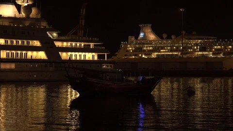 Arriving at Mascat, Oman Stock Footage 71479080