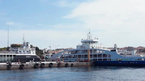 Arriving at Port Stock Footage 53288574