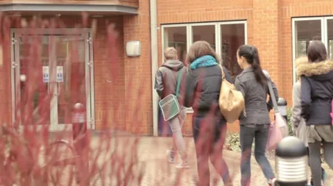 Arriving for school Stock-Footage 22637252