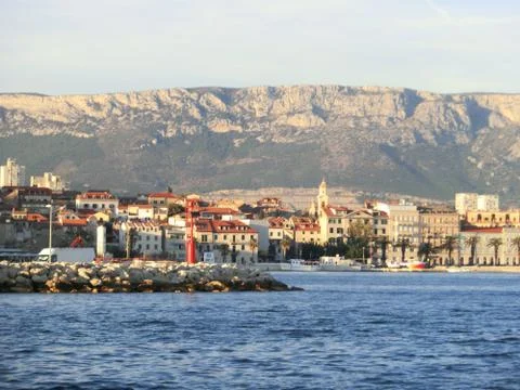 Arriving at Split by Boat Stock Photos