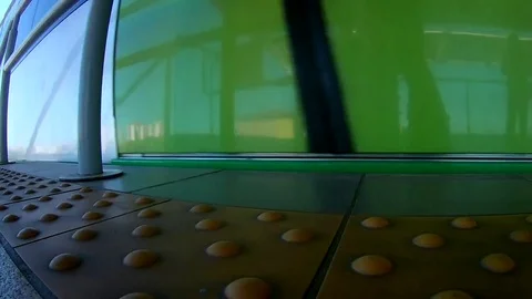 Arriving the train from another city Stock Footage 84000480