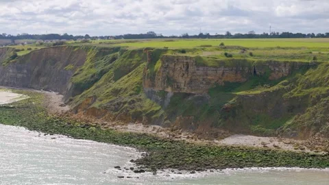 Arromanches DDay beaches Stock Footage 281275400