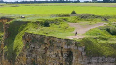 Arromanches DDay beaches Stock Footage 281275405