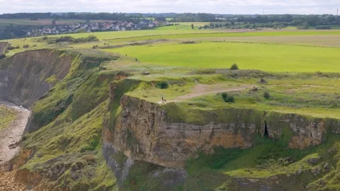 Arromanches DDay beaches Stock Footage 281275406