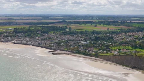 Arromanches DDay beaches Stock Footage 281275410