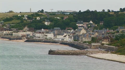 Arromanches les Bains Normandy, France Stock Footage 101206953