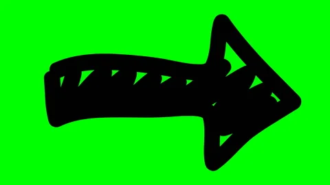 Arrow 3 green Stock Footage 141365116