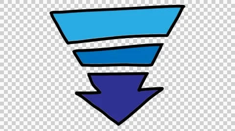 Arrow 31 animation with transparent background Stock Footage 44457702