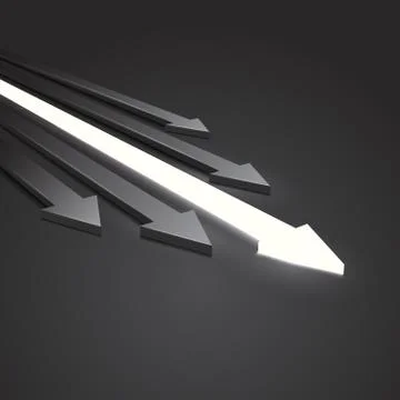 Arrow 3D Stock Illustration