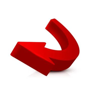 Arrow 3D Stock Illustration