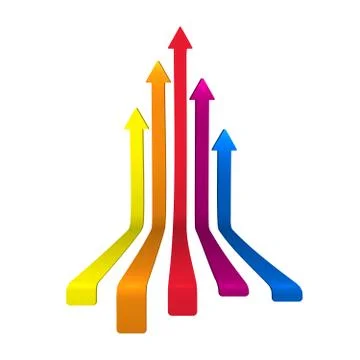 Arrow 3D Stock Illustration