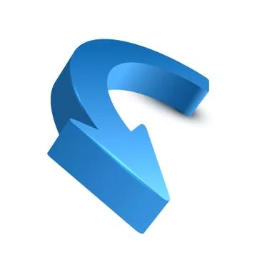 Arrow 3D Illustrazione stock