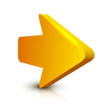 Arrow 3D Stock Illustration