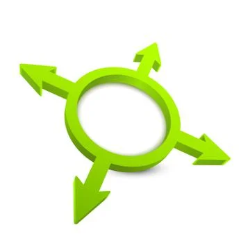 Arrow 3D Stock Illustration