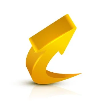 Arrow 3D Stock Illustration