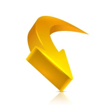 Arrow 3D Stock Illustration