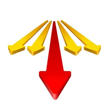 Arrow 3D Stock Illustration