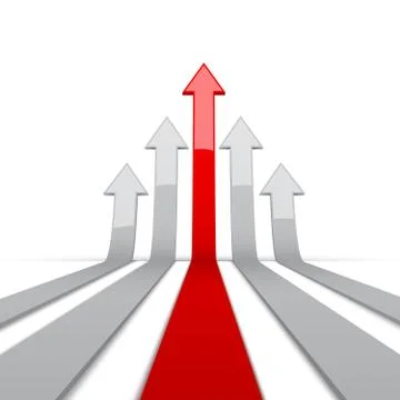 Arrow 3D Stock Illustration