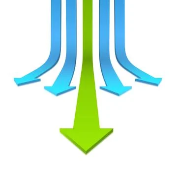 Arrow 3D Stock Illustration