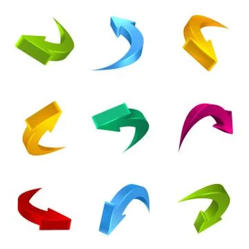 Arrow 3D Stock Illustration