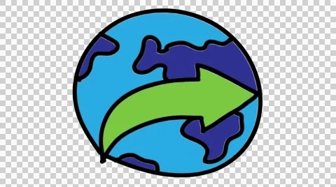 Arrow 40 animation with transparent background Video stock 44504598