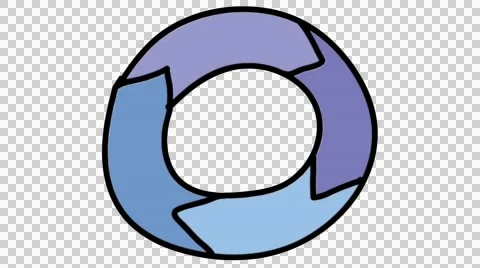 Arrow 43 animation with transparent background Stock Footage 44506166